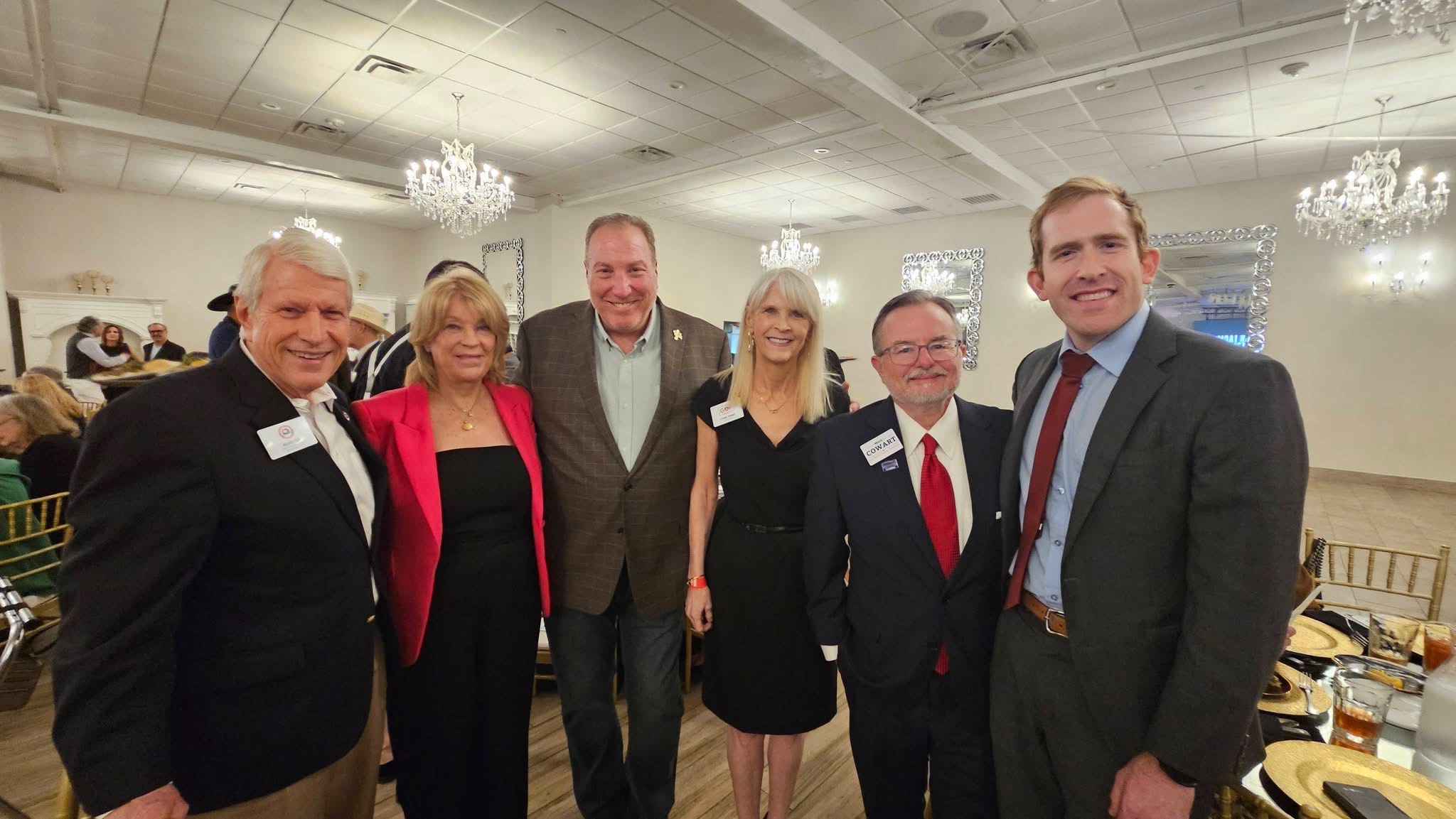 Marc with Supporters