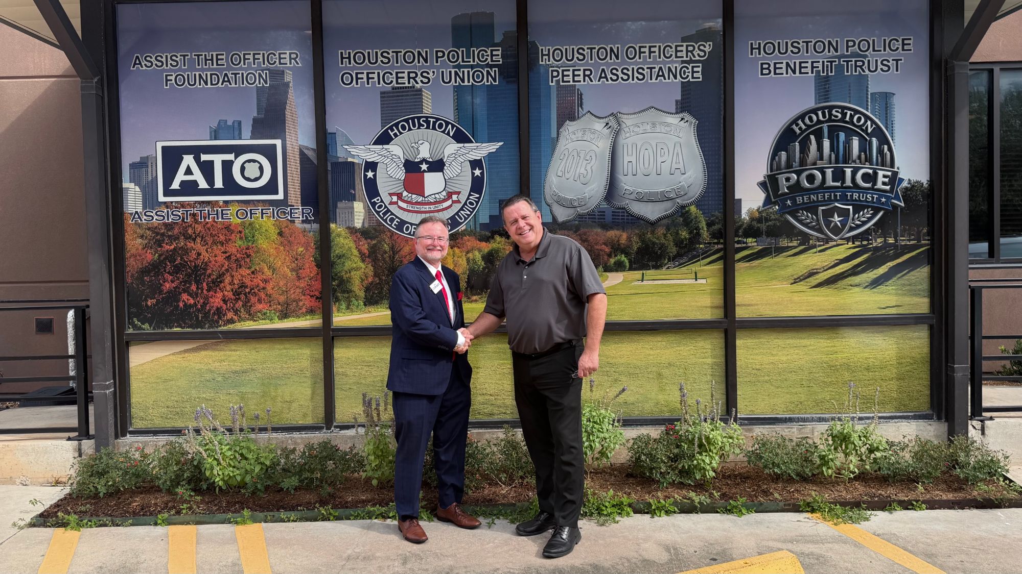 Meeting with Houston police organizations