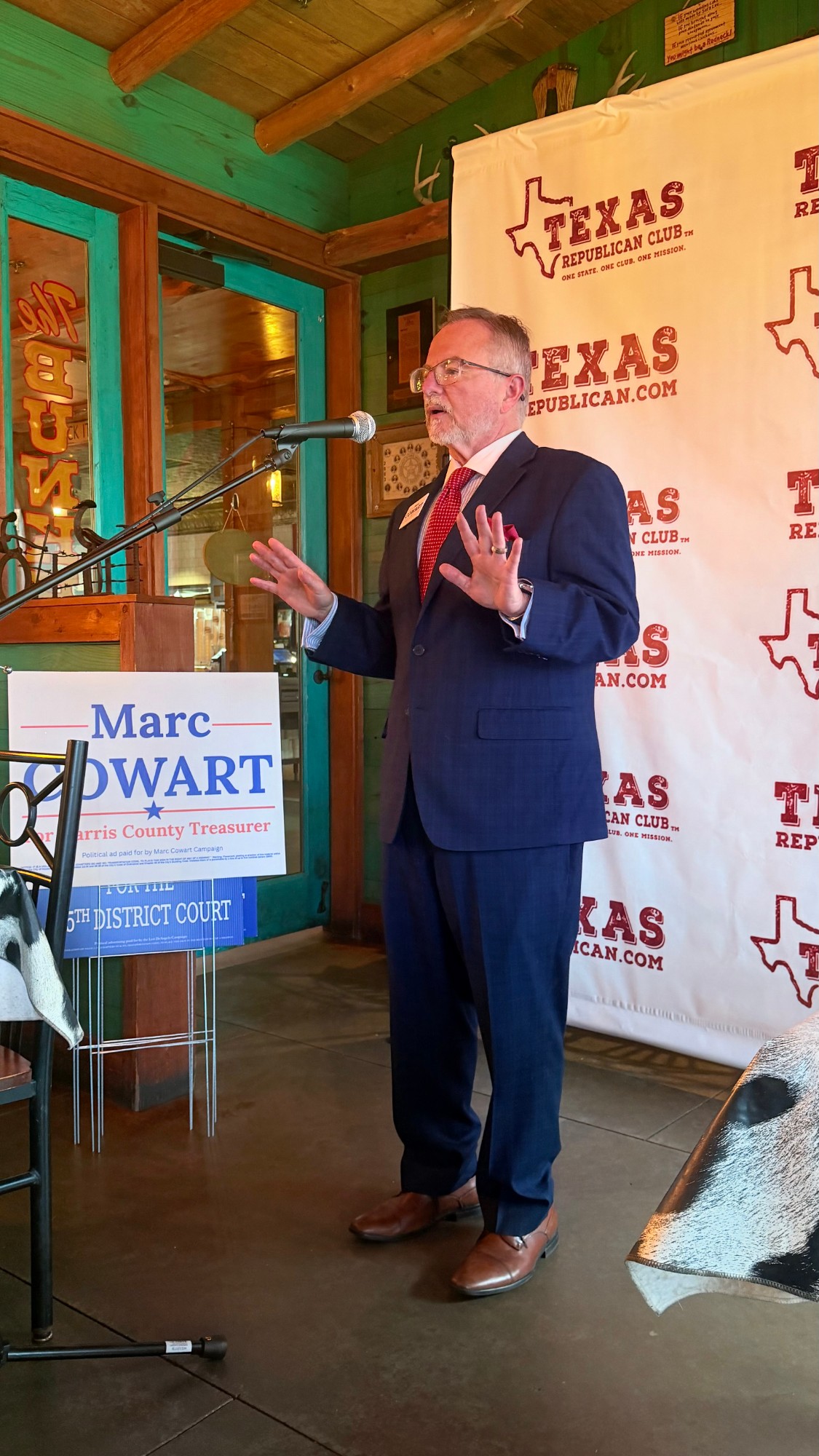 Speaking to the Texas Republican Club